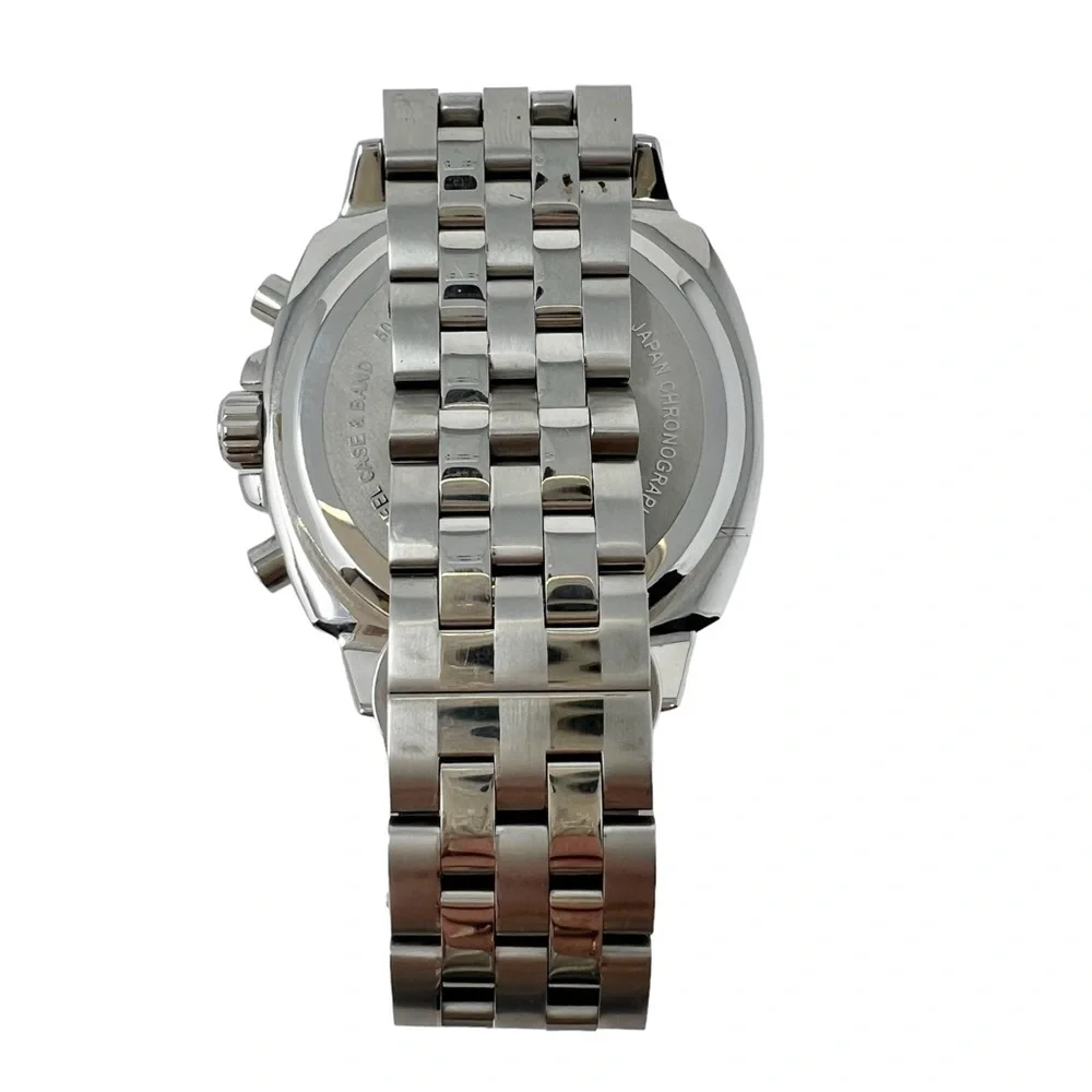 Jerome LeMars JL5557B Green Dial Stainless Steel Wristwatch Water Resistant